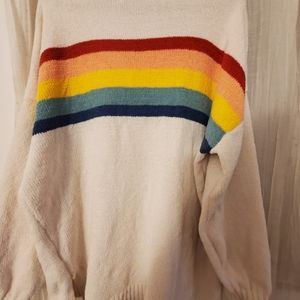 American Eagle rainbow 🌈 BABY SOFT SWEATER!!